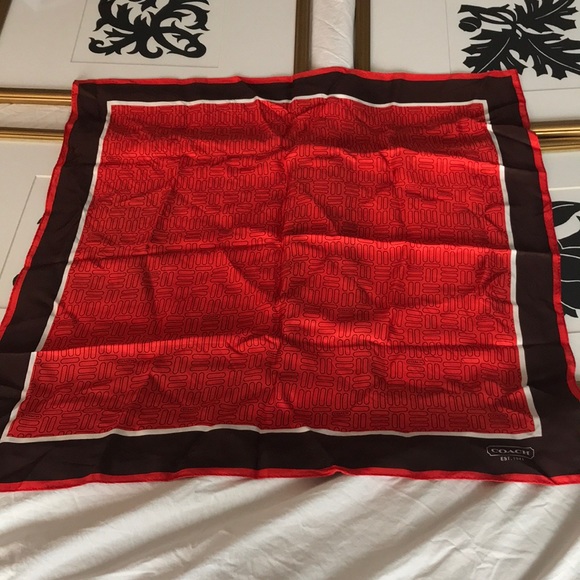 Coach silk scarf - Picture 1 of 4